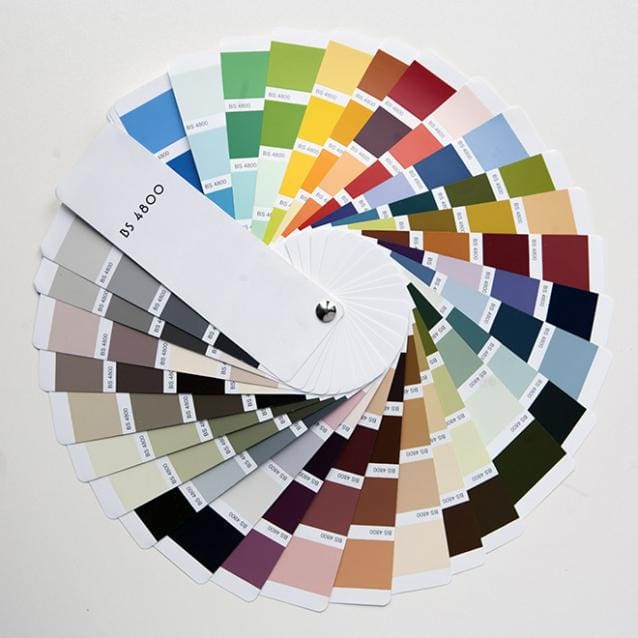 British Standard 4800 Colour Chart